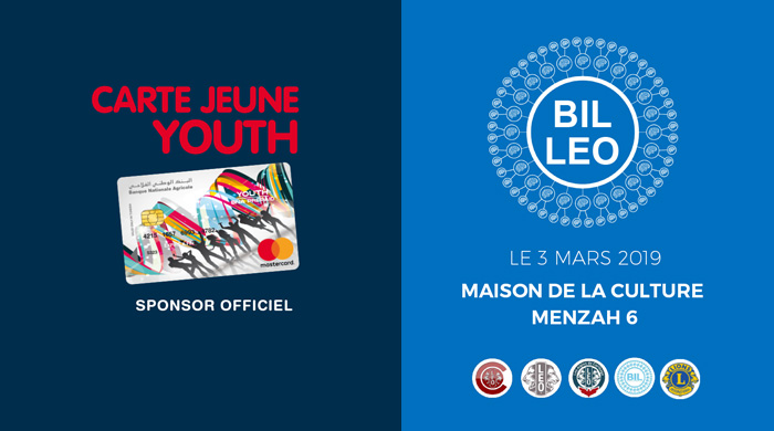La carte BNA Jeune Youth Sponsor Officiel de la conférence BIL