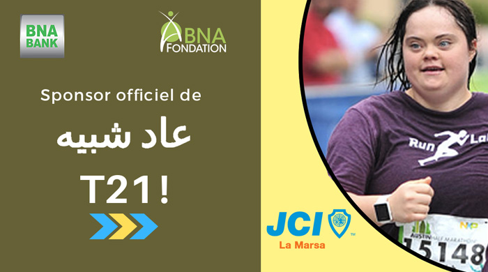 La BNA et BNA Fondation sponsors officiels du marathon spécial T21 عاد شبيه 