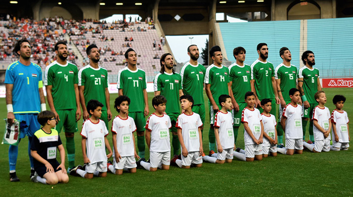 La participation des jeunes supporteurs de notre EN au match Tunisie / Irak