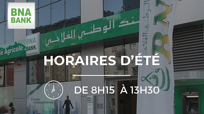 Horaires d'été 