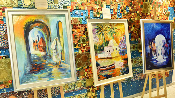 Exposition de tableaux de peinture de Mme Dalila SELLAOUTI BOUALI