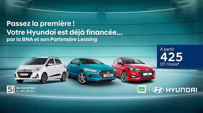 Offre exceptionnelle pour l'acquisition de votre voiture Hyundai 