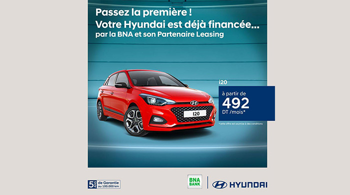 Offre exceptionnelle pour l'acquisition de votre voiture Hyundai i20