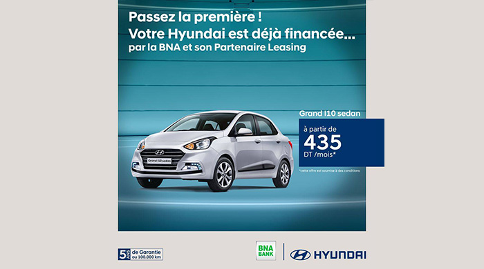 Offre exceptionnelle pour l'acquisition de votre voiture Hyundai  Grand i10 Sedan