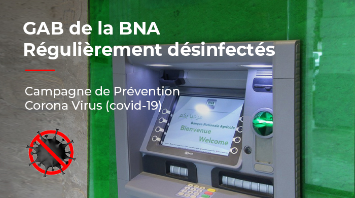 GAB de la BNA réguliérement désinfectés