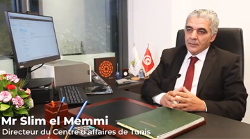 Mr Slim Memmi directeur du Centre d'affaires de Tunis