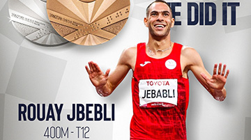 Tunisian Paralympic Team : YES WE DID IT