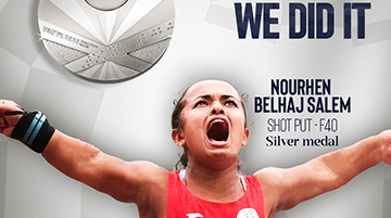 Tunisian Paralympic Team : YES WE DID IT