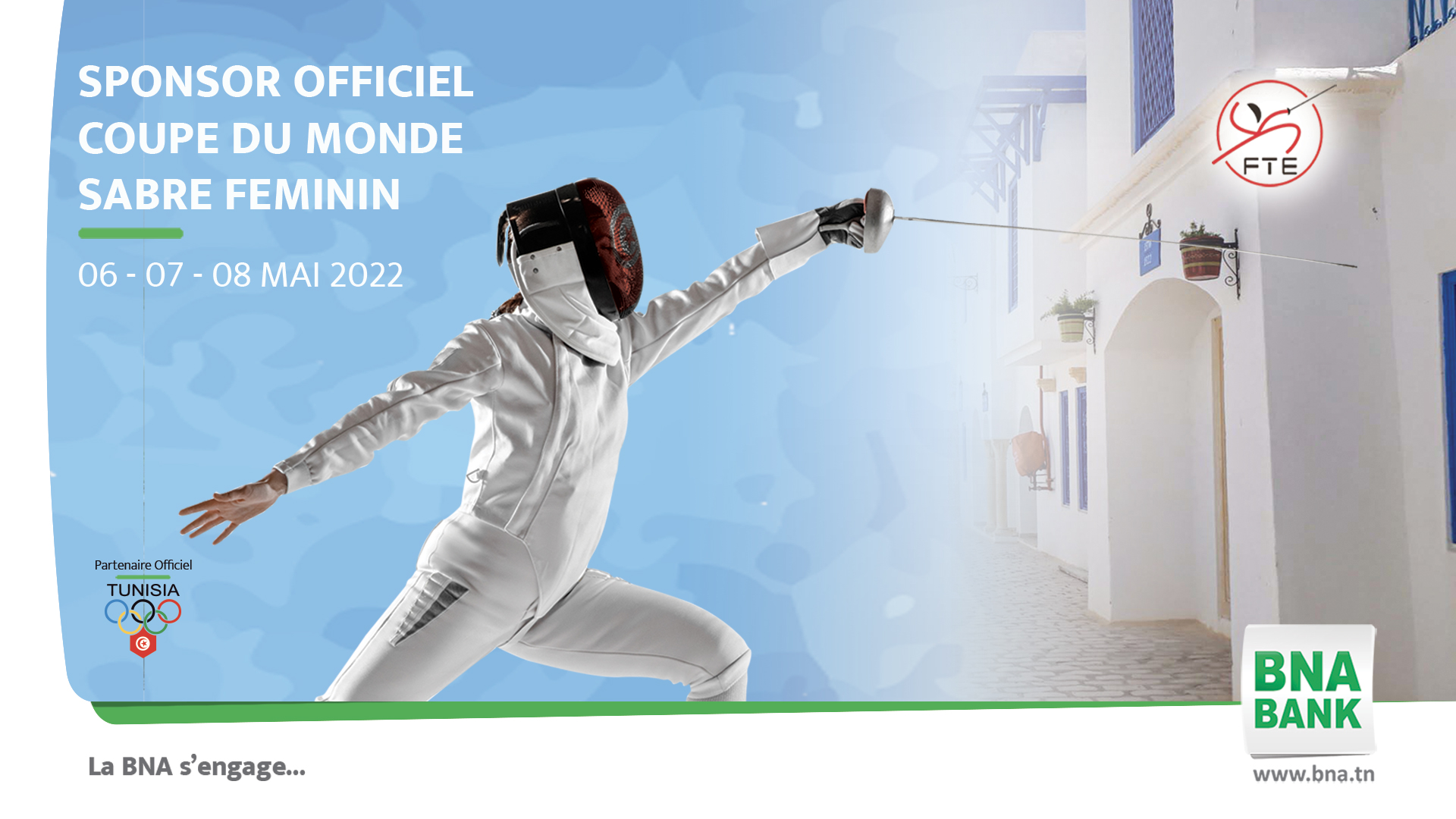 𝗟𝗮 𝗕𝗡𝗔 𝘀𝗽𝗼𝗻𝘀𝗼𝗿 𝗱𝗲 la coupe du Monde d’Escrime du sabre féminin