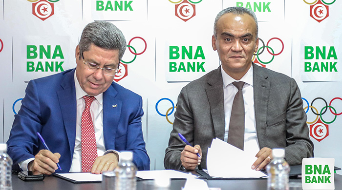 Renouvellement de la convention de partenariat entre la BNA et le Comité National Olympique Tunisien « CNOT ».