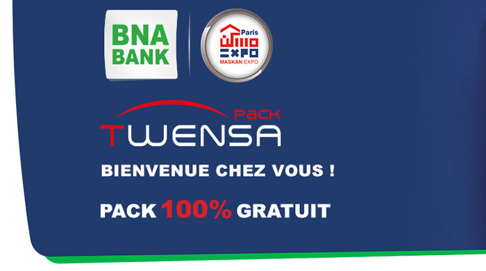 La BNA lance son nouveau Pack TWENSA destiné aux Tunisiens Résidents à l'étranger à l’occasion du Salon Maskan Expo – Paris 2022