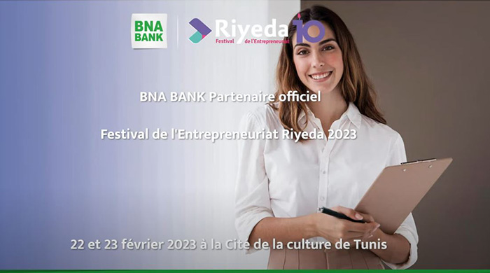 BNA participe à la 10 éme édition du salon de l'Entrepreneuriat Riyeda 2023